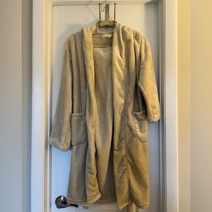 Fuzzy Robe with Hoodie
